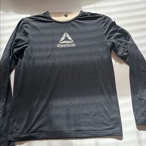 Reebok Charcoal Long Sleeve Tee